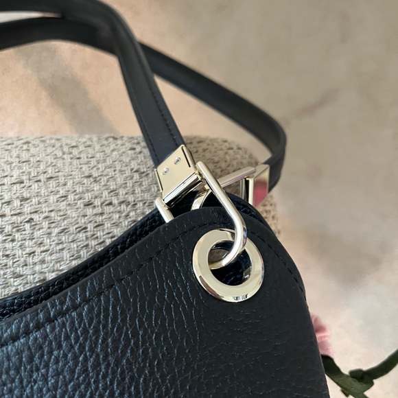 Kate Spade Loop Black Leather Shoulder Handbag - Picture 14 of 15